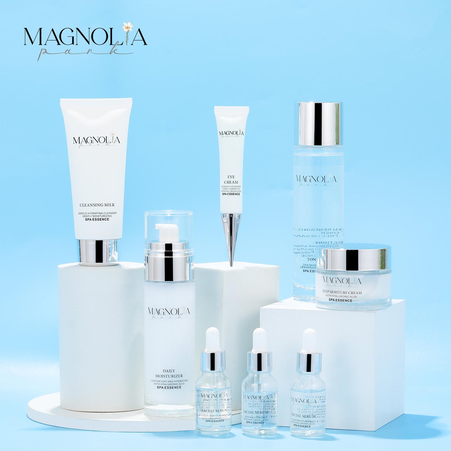 8 Piece Hyaluronic Acid Skin Care Set